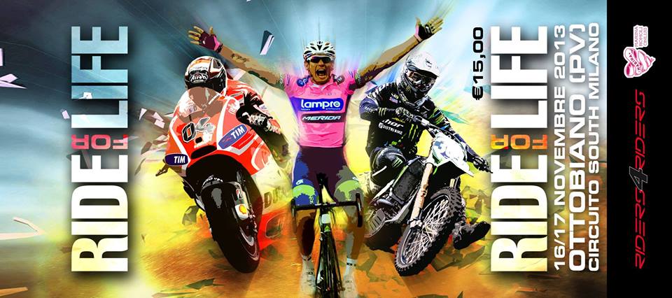 Ride For Life: il 16 e 17 novembre tutti in pista a Ottobiano!
